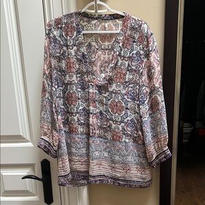 Joie Multicolor Printed Lightweight Blouse